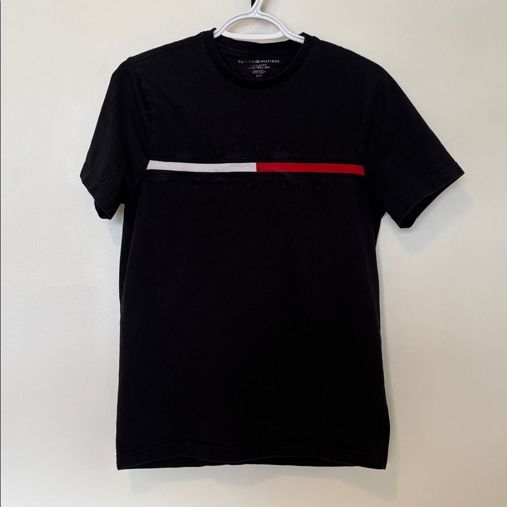 Tommy Hilfiger Mens Short Sleeve Tommy Jeans Flag T-shirt